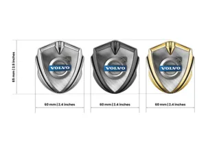 Volvo Metall Kuppel Emblem Renn Stil Glänzend Kuppel